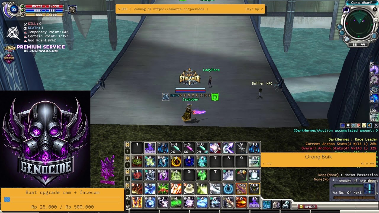 [RESTREAM] Live RF JustWar Day 27, NGAPAIN YAK 