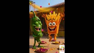 Pizza &amp; French Fries Haldi Ceremony 😂🍕🍟 | Fun Food Wedding Ritual