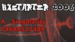 KXstarter 2006 - A - Singularity - 74648527489