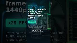 Siege's Temporal Filtering kills 4080 SUPER frames above 1440p