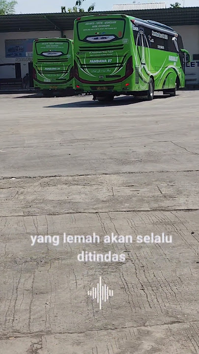 pandawa 87- ac milan tiba dirumah makan raos eco #busmania #busmaniacomunity #buspandawa87 #bus