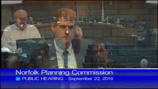09-22-16 Norfolk Planning Commission Public Hearing
