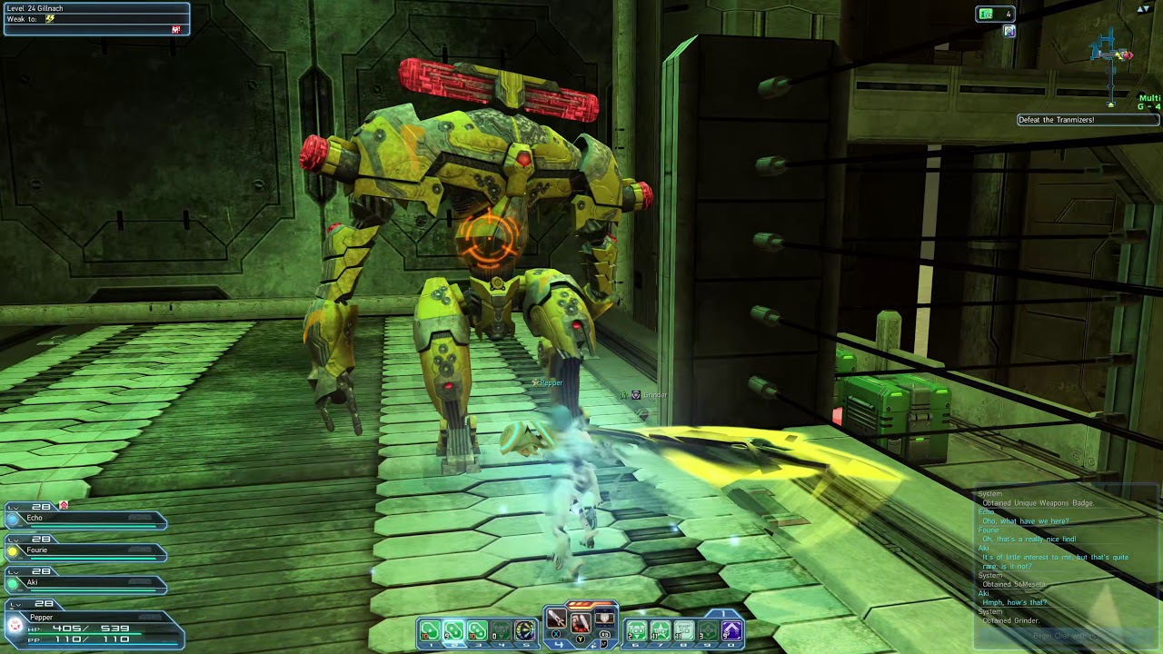 Phantasy Star Online 2 - Walkthrough 165 - Destroying Giant Transforming Automata