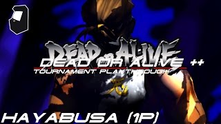 [Arcade] Dead Or Alive++. Arcade Mode. Plauthrough. Hayabusa[1P]