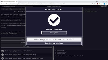 Regular Expressions (11/33) | Match Single Characters Not Specified | freeCodeCamp