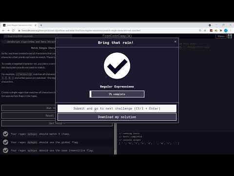 Regular Expressions (11/33) | Match Single Characters Not Specified | freeCodeCamp