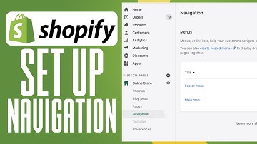 Shopify Navigation Menu Tutorial 2025 | How To Set Up Shopify Navigation