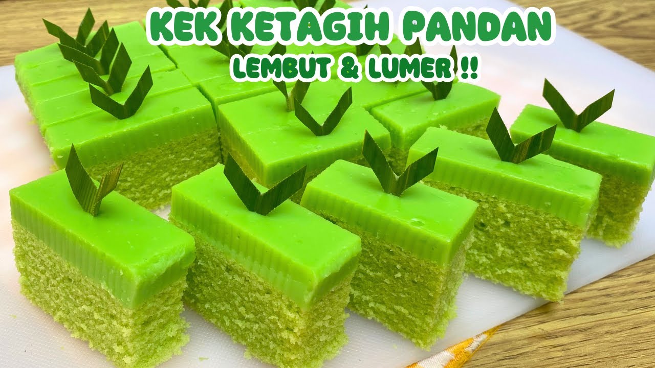 TANPA OVEN 2 TELUR ‼️ PANTAS VIRAL‼️LEMBUT HARUM AROMA PANDAN