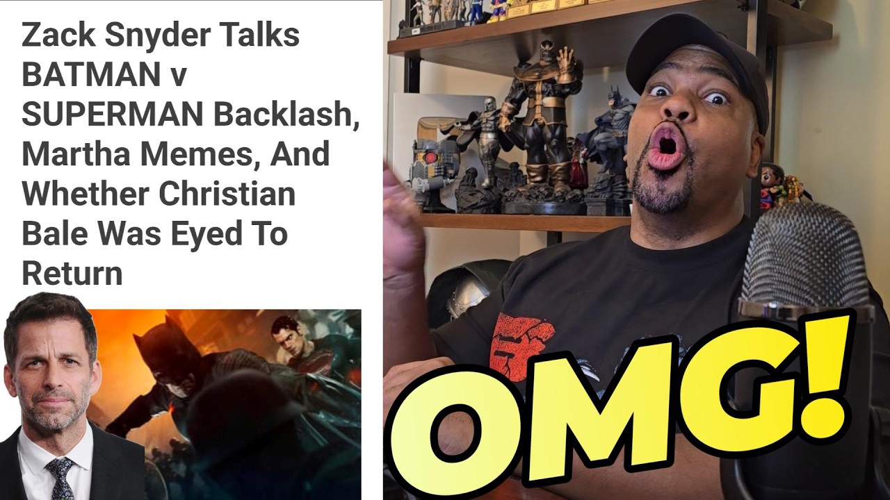 Zack Snyder Talks Batman V Superman BACKLASH & Martha MEMES!