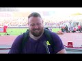 "I've got a lot of juice in the tank" - Tom Walsh on his 6th place finish at the Diamond League