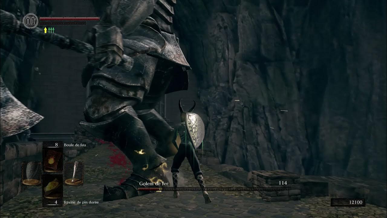 DS1 SL1 Iron Golem with +0 weapon (flawless/no RTSR) YouTube