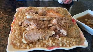 Moghrabieh (Lebanese Couscous) - مغربيه (ingredients )