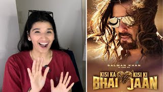 KISI KA BHAI KISI KI JAAN - TRAILER REACTION | Salman Khan, Venkatesh D, Pooja Hegde | Farhad Samji