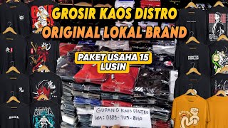 Paket usaha kaos distro - grosir kaos murah lokal brand