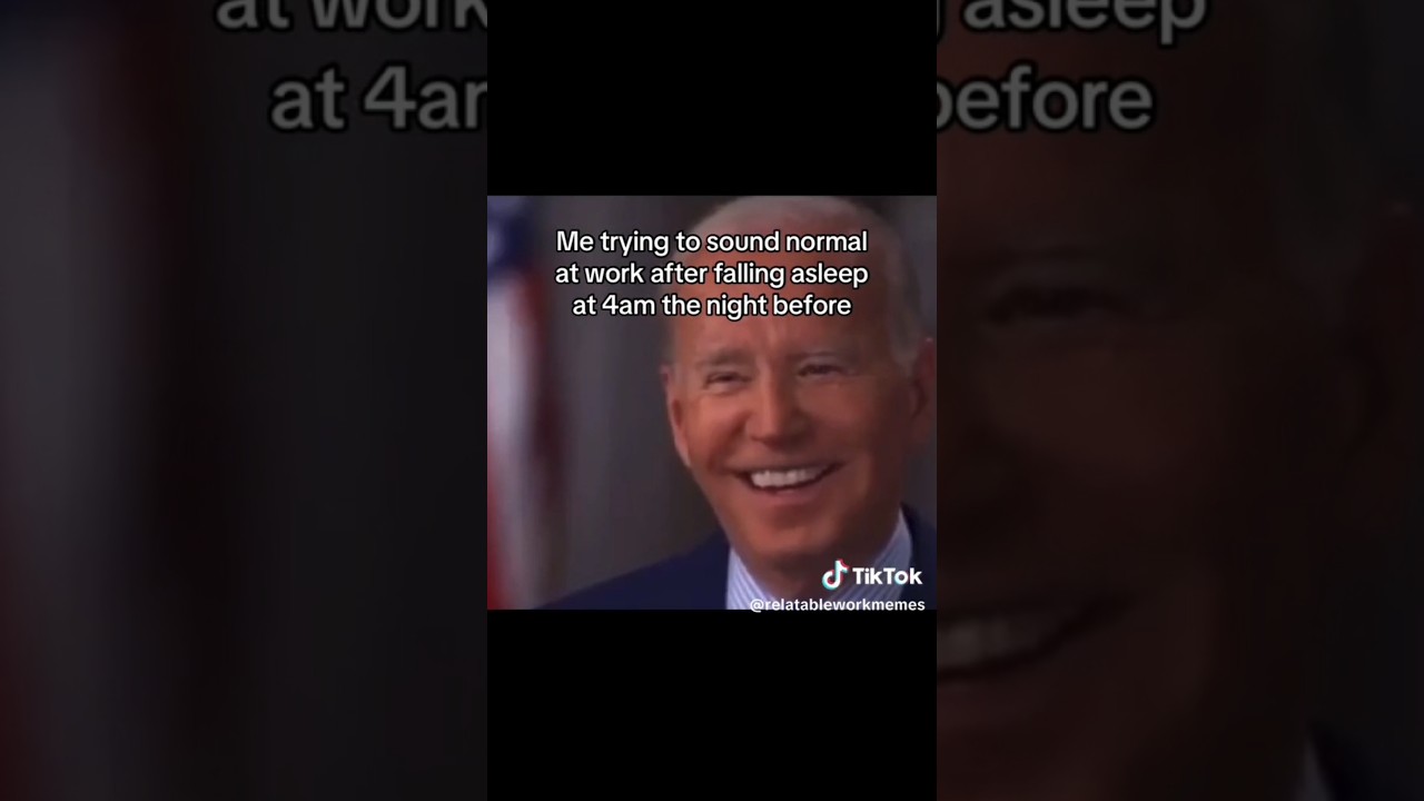 Me trying to sound normal after sleeping at 4 am #relatable #funny #tiktok