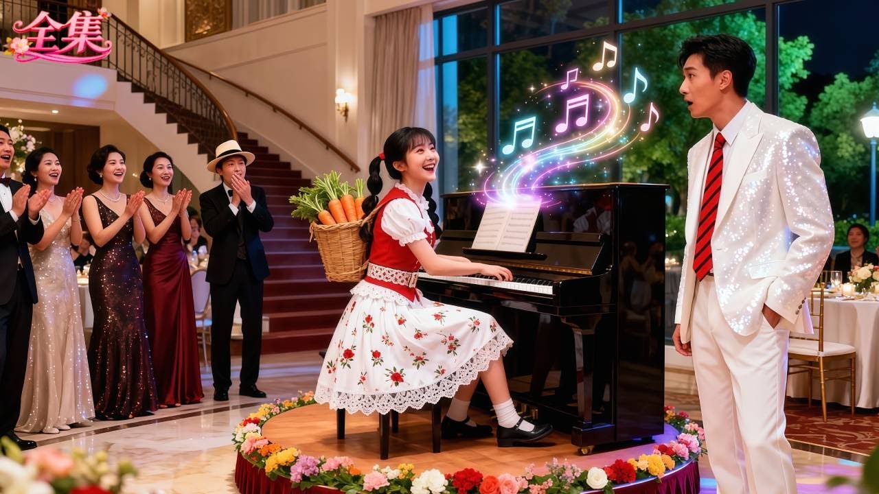 總裁故意推鄉下未婚妻上臺彈琴等出醜！不料她指間輕點一曲悠揚鋼琴聲驚豔全場！當場被首席鋼琴家拜師，總裁淪陷臣服，狂砸千億聘禮娶回家寵上天！