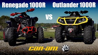 Can Am Renegade 1000R X-XC vs Can Am Outlander 1000R XT-P 1000cc 4X4 ATV Shootout