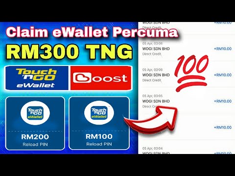dapat duit raya RM300 percuma dari touch n go eWallet ( 2024 )