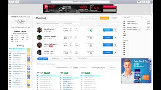 Fantasy Football: How To Draft In a Snake Draft Format