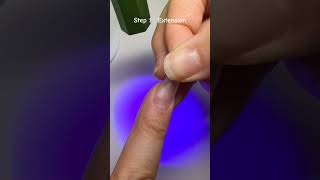 Step 1 : Nail Extension #nailsart #nailarttutorials #naildesign #nails #beauty #fashion #nailtech