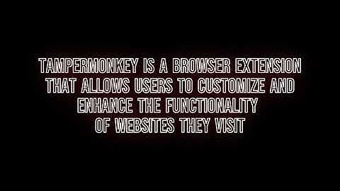 How to install Tampermonkey BASIC pt1