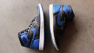 Air Jordan 1 Royal Blue (1985 vs 2017 