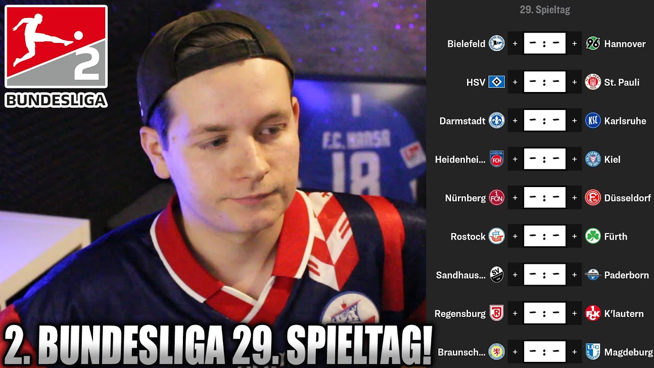2. Bundesliga Prognose 29. Spieltag🔴 Hansa Rostock Fürth... Sieg ist Pflicht! HSV St