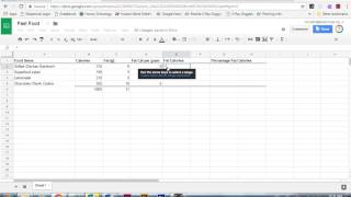 Spreadsheet project part 2 - Adding formulas