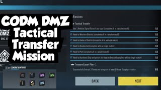 CODM DMZ Tactical Transfer Mission Complete