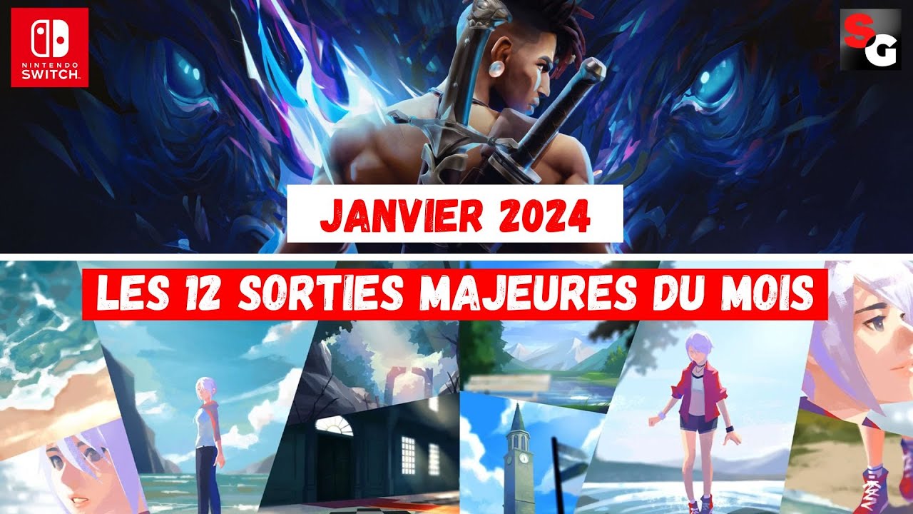Switch Sortie 📅 Le Calendrier des Sorties Nintendo Switch - Janvier 2024 📆 - YouTube