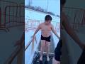 part455#Kid Steps Into Frozen Ice Water🌊😱Extreme#Ice Bath Challenge#Frozen Water Challenge🧊 Ice Bath