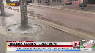 Tracking weather conditions in Fayetteville