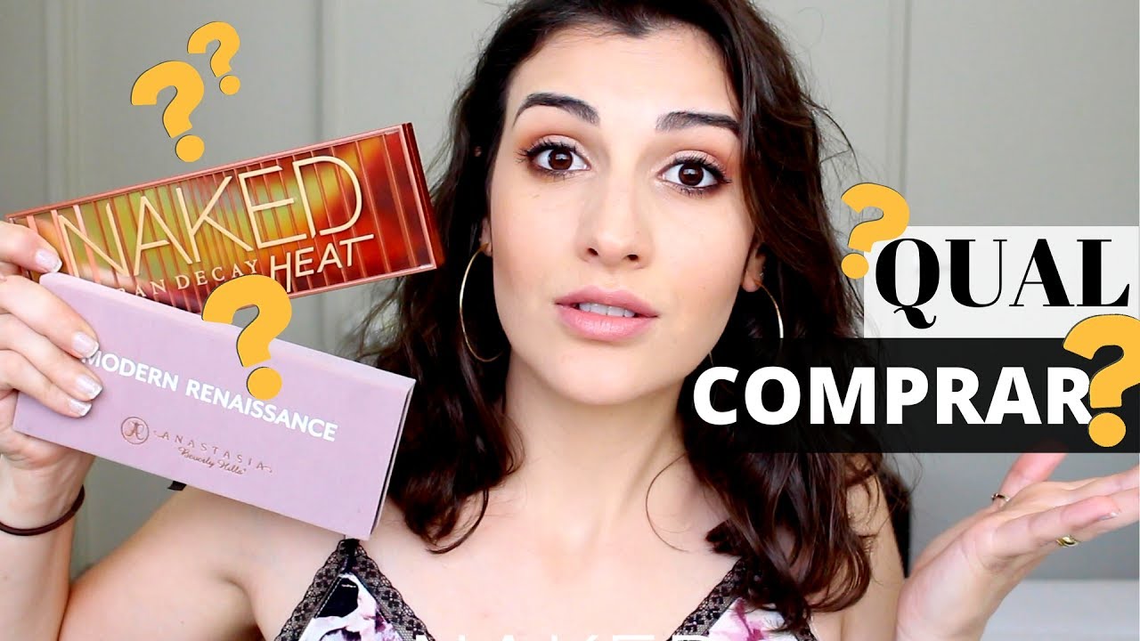 COMPARANDO AS PALETAS NAKED HEAT E MODERN RENAISSANCE : QUAL COMPRAR?? | MAY DANCINI