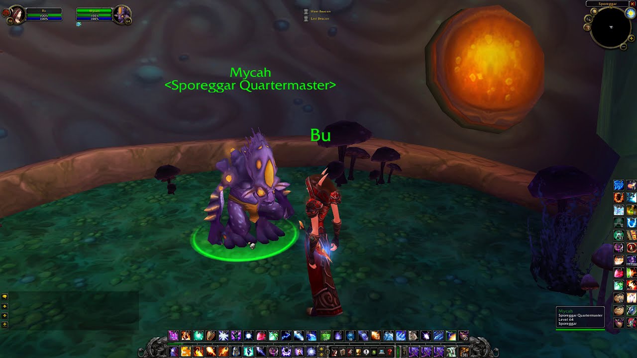 Recipe Sporeling Snack - From where to get, WoW TBC