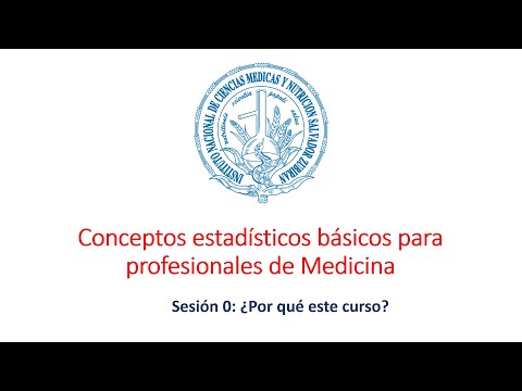 Curso de habilidades estadísticas indispensables para profesionales de la salud.