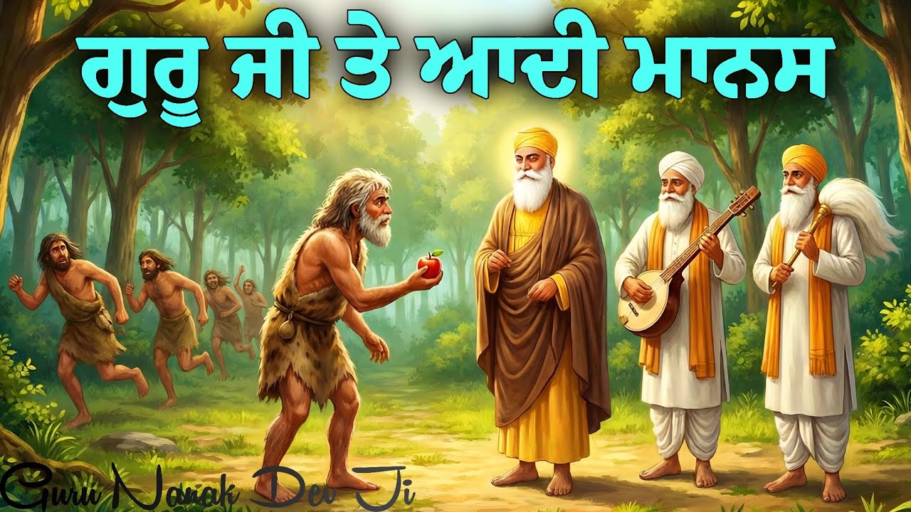 ਗੁਰੂ ਜੀ ਤੇ ਆਦੀ ਮਾਨਸ || Guru Nanak Dev Ji Sakhi || Sach Kartar
