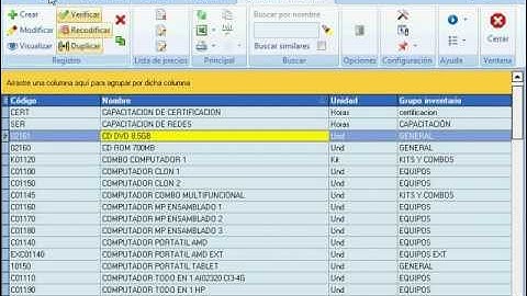 Software contable ContaPyme - Operación de compra de un elemento de inventario