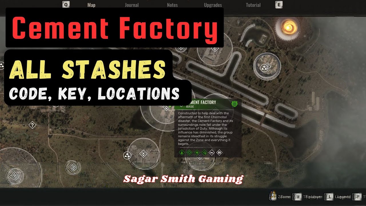 STALKER 2 Cement Factory All Stashes Locations & Guide | Code & Key 
