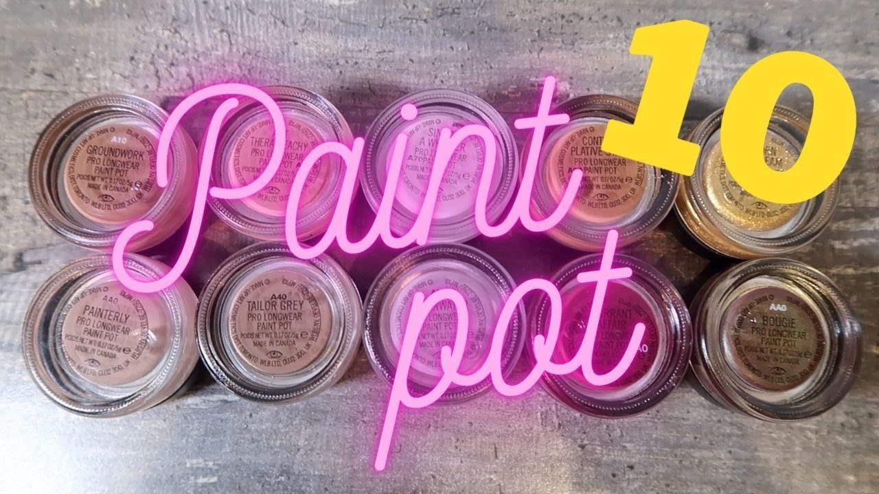 10 MAC PAINT POT |  Обзор и свотчи на веках
