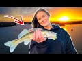 Sara Shows Hannah How To Catch Her First ZANDER | Team Galant