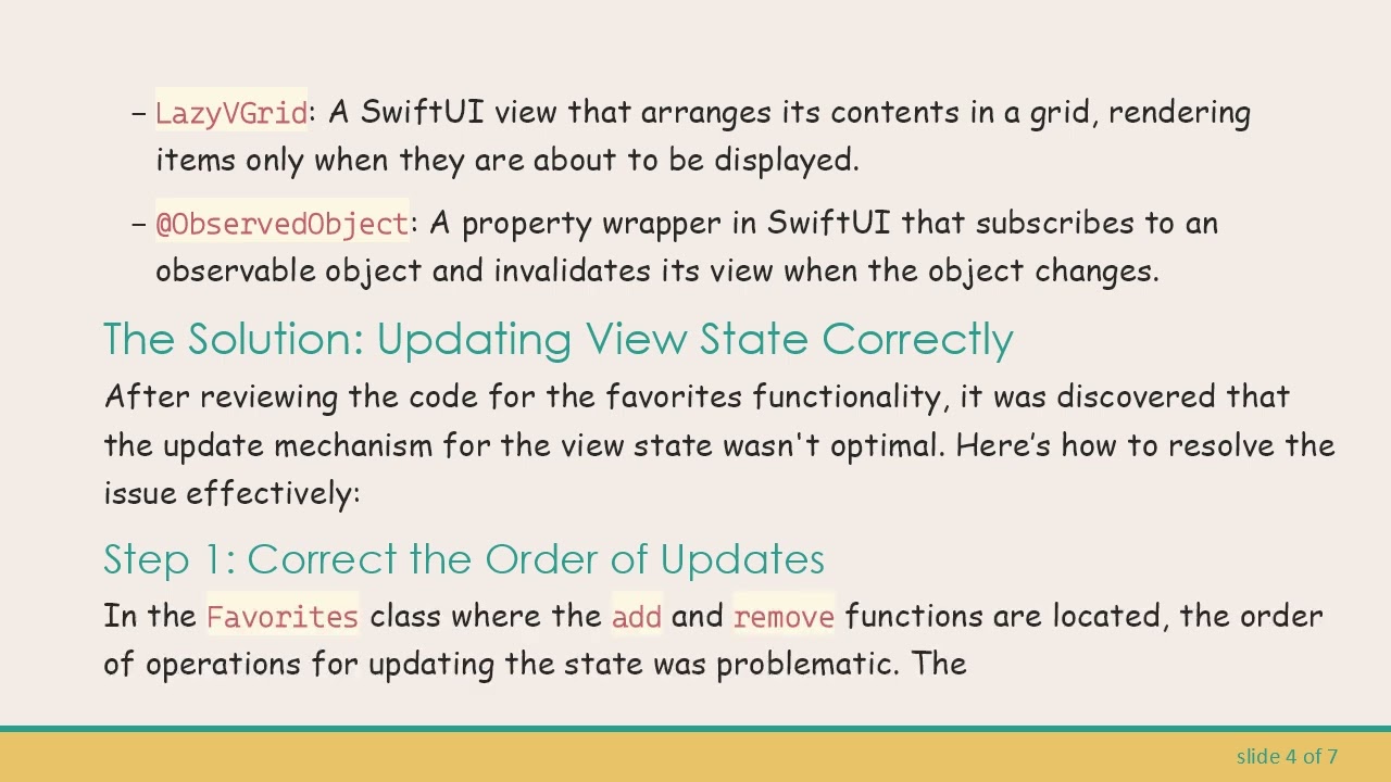 Solving the Inconsistent Icon Toggling in SwiftUI's LazyVGrid and LazyVStack