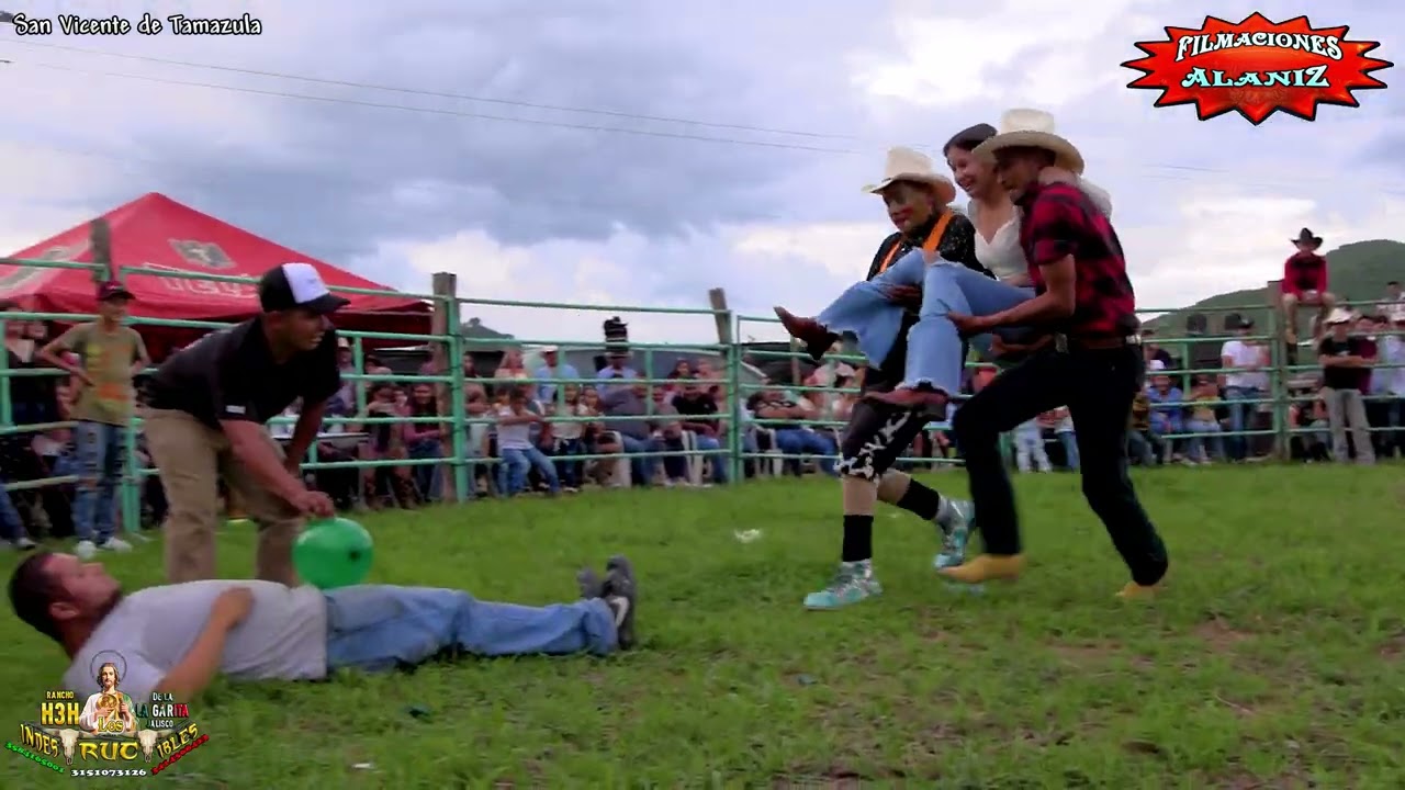Nalgadas y cachetadas… en el jaripeo de h3h en san Vicente de Tamazula jalisco