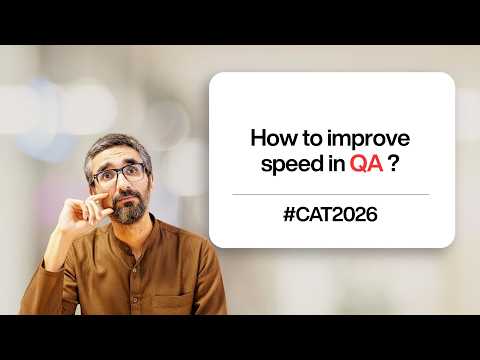 How to improve speed in QA | Does speed matter in CAT? thumbnail