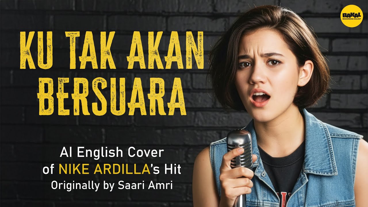 KU TAK AKAN BERSUARA - English AI Cover (Originally by NIKE ARDILLA)