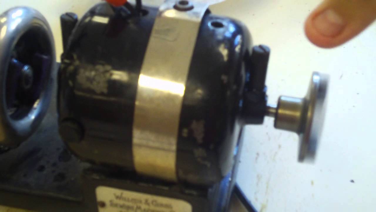 Vintage sewing machine motor 1 YouTube