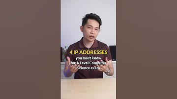 4 IP Addresses You Must Know for A Level Computer Science 9618 Paper 1