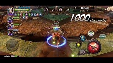 Tam quốc Legend VTC | Bá Vuong song kiếm 25tr hp diệt 1000 tầng vô hạn dễ như ăn kẹo