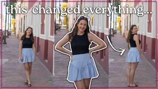 Trying this FREE mini skirt pattern (so you don’t have to 🫣) | Sewing vlog