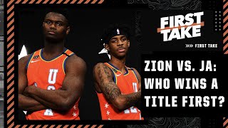 Details Zion vs. Ja Morant: Which young NBA star will win a championship first | First Take News