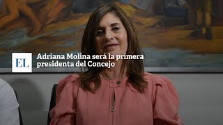 ADRIANA MOLINA SERÁ LA PRIMERA PRESIDENTA DEL CONCEJO